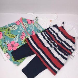 Baby girl tank top 2-piece sets 12 month